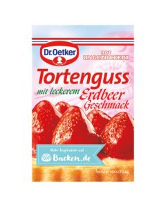 Dr. Oetker Tortenguss Erdbeer 3x 12